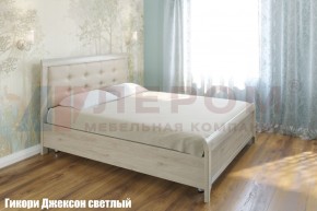 Кровать КР-2033 с мягким изголовьем в Качканаре - kachkanar.ok-mebel.com | фото