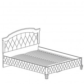 Кровать с обивкой №490 Марлен (1800) Кремовый белый в Качканаре - kachkanar.ok-mebel.com | фото 2