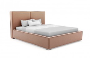 Кровать Монте интерьерная +основание/ПМ/бельевое дно (140х200) 2 кат. ткани в Качканаре - kachkanar.ok-mebel.com | фото
