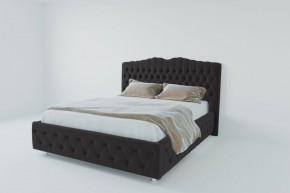 Кровать Нягань с ПМ 1200 (экокожа кольт ч) в Качканаре - kachkanar.ok-mebel.com | фото 2