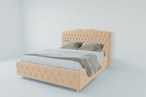 Кровать Нягань с ПМ 900 (экокожа бежевая) в Качканаре - kachkanar.ok-mebel.com | фото