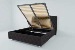 Кровать Нягань с ПМ 900 (экокожа кольт ч) в Качканаре - kachkanar.ok-mebel.com | фото 2