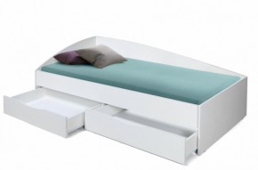 Кровать одинарная "Фея - 3" асимметричная 1900х800 (белая) в Качканаре - kachkanar.ok-mebel.com | фото 2