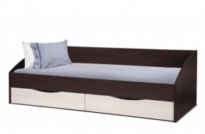 Кровать одинарная "Фея - 3" симметричная New (2000Х900) венге/вудлайн кремовый в Качканаре - kachkanar.ok-mebel.com | фото 1