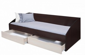 Кровать одинарная "Фея - 3" симметричная New (2000Х900) венге/вудлайн кремовый в Качканаре - kachkanar.ok-mebel.com | фото 2