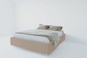 Кровать Подиум с ПМ 1200 (велюр серый) в Качканаре - kachkanar.ok-mebel.com | фото
