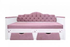 Кровать "Фея" с двумя ящиками (800*1800) *без наклеек в Качканаре - kachkanar.ok-mebel.com | фото