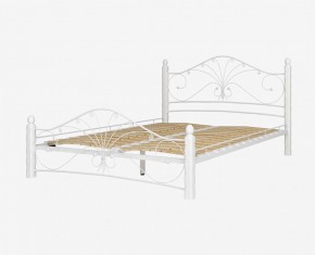 Кровать "Фортуна 1" КМД 2.01 Белая (1200*2000) (ножки-белые) с коваными элементами в Качканаре - kachkanar.ok-mebel.com | фото 2