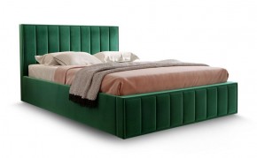 Кровать "Вена" 1400 СТАНДАРТ Вариант 1 Мора зеленый + бельевой ящик с кроватным основанием и подъемным механизмом в Качканаре - kachkanar.ok-mebel.com | фото 1