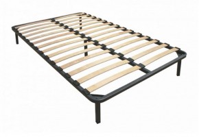 Кровать "Вена" 1600 СТАНДАРТ Вариант 3 Мора коричневый + ортопедическое основание на 5 опорах в Качканаре - kachkanar.ok-mebel.com | фото 2