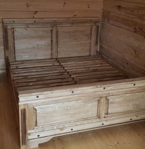Кровать "Викинг 01" 1800 массив в Качканаре - kachkanar.ok-mebel.com | фото 2