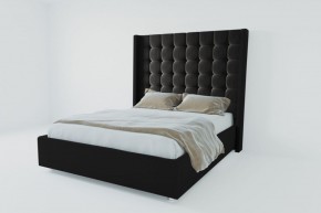 Кровать Венеция ЛЮКС с ПМ 1400 (экокожа кольт ч) в Качканаре - kachkanar.ok-mebel.com | фото 2