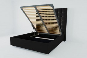 Кровать Венеция ЛЮКС с ПМ 1800 (экокожа кольт ч) в Качканаре - kachkanar.ok-mebel.com | фото 2