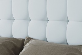 Кровать Венеция с ПМ 800 (экокожа белая) в Качканаре - kachkanar.ok-mebel.com | фото 3