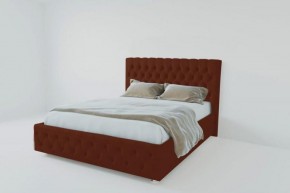Кровать Версаль 1200 без основания (велюр бордо) в Качканаре - kachkanar.ok-mebel.com | фото 1