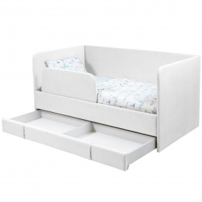 Кровать Юна (белый) в Качканаре - kachkanar.ok-mebel.com | фото 3
