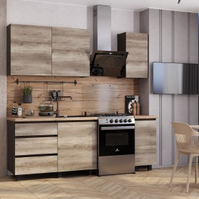 Кухня Энигма 1.6 м (венге/дуб каньон) в Качканаре - kachkanar.ok-mebel.com | фото