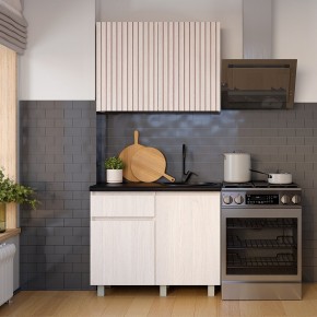 Кухня Тренд 1.0 м (Ясень белый) в Качканаре - kachkanar.ok-mebel.com | фото