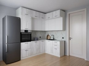 Кухонный гарнитур Бланка 2200*1700 (Стол. 38мм) в Качканаре - kachkanar.ok-mebel.com | фото