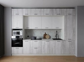 Кухонный гарнитур Бланка 3400 (Стол. 38мм) в Качканаре - kachkanar.ok-mebel.com | фото