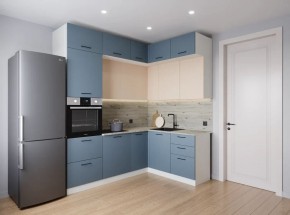 Кухонный гарнитур Фьюжн 2200*1700 (Стол. 26мм) в Качканаре - kachkanar.ok-mebel.com | фото