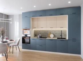 Кухонный гарнитур Фьюжн 3400 (Стол. 38мм) в Качканаре - kachkanar.ok-mebel.com | фото