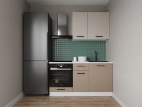 Кухонный гарнитур Каппучино 1600 (Стол. 38мм) в Качканаре - kachkanar.ok-mebel.com | фото