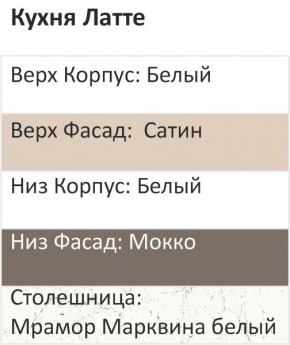 Кухонный гарнитур Латте 1000 (Стол. 38мм) в Качканаре - kachkanar.ok-mebel.com | фото 3