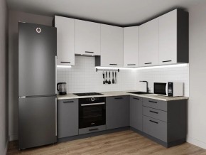 Кухонный гарнитур Меренга 2200*1600 h950 (Стол. 26мм) в Качканаре - kachkanar.ok-mebel.com | фото