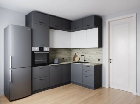 Кухонный гарнитур Меренга 2200*1700 (Стол. 38мм) в Качканаре - kachkanar.ok-mebel.com | фото
