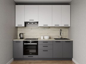 Кухонный гарнитур Меренга 2400 h950 (Стол. 26мм) в Качканаре - kachkanar.ok-mebel.com | фото