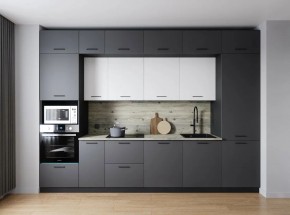 Кухонный гарнитур Меренга 3400 (Стол. 26мм) в Качканаре - kachkanar.ok-mebel.com | фото