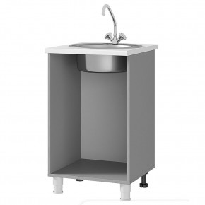 Кухонный гарнитур Монро 1.5 (Белый/MF07) в Качканаре - kachkanar.ok-mebel.com | фото 8