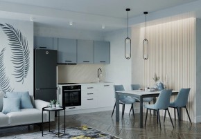 Кухонный гарнитур Ниагара 2550 (Стол. 26мм) в Качканаре - kachkanar.ok-mebel.com | фото