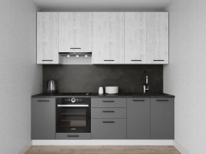 Кухонный гарнитур Санторини 2400 h950 (Стол. 38мм) в Качканаре - kachkanar.ok-mebel.com | фото