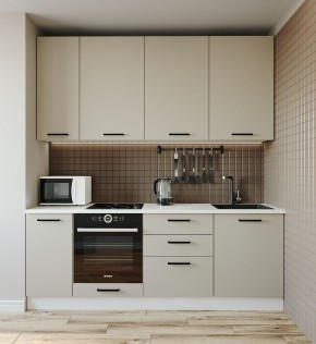 Кухонный гарнитур Шампань 2200 h950 (Стол. 38мм) в Качканаре - kachkanar.ok-mebel.com | фото