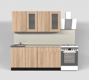 Кухня Симона Демо 1700 (Венга/Дуб Сонома) в Качканаре - kachkanar.ok-mebel.com | фото 7