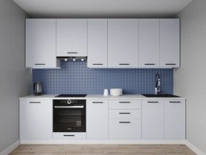 Кухонный гарнитур Смоки 2400 h950 (Стол. 38 мм) в Качканаре - kachkanar.ok-mebel.com | фото