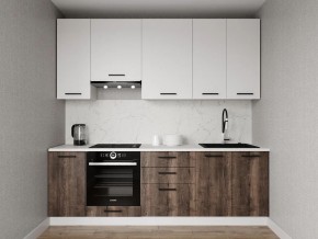 Кухонный гарнитур Старое Дерево 2400 h950 (Стол. 38мм) в Качканаре - kachkanar.ok-mebel.com | фото
