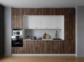Кухонный гарнитур Старое Дерево 3400 (Стол. 38мм) в Качканаре - kachkanar.ok-mebel.com | фото