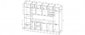 Кухонный гарнитур Трансильвания 3400 (Стол. 38мм) в Качканаре - kachkanar.ok-mebel.com | фото 2