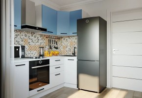 Кухонный гарнитур угловой Капри 2200х1000 (Стол. 38мм) в Качканаре - kachkanar.ok-mebel.com | фото