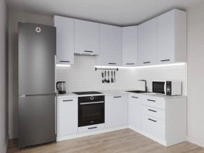 Кухонный гарнитур угловой Смоки 2200*1600 h950 (Стол. 38мм) в Качканаре - kachkanar.ok-mebel.com | фото