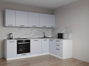 Кухонный гарнитур угловой Смоки 2600*1600 (Стол. 38 мм) в Качканаре - kachkanar.ok-mebel.com | фото