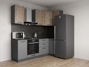 Кухонный гарнитур Умбра 2200*1000 (Стол. 26мм) в Качканаре - kachkanar.ok-mebel.com | фото