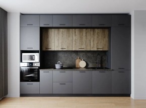 Кухонный гарнитур Умбра 3400 (Стол. 26мм) в Качканаре - kachkanar.ok-mebel.com | фото