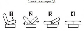 ЛАУРА ЛЮКС Диван Лаура Люкс БД+2подушки в Качканаре - kachkanar.ok-mebel.com | фото 7
