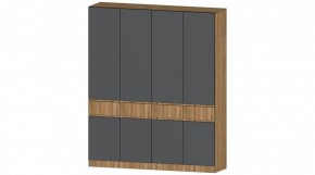 ЛЕНОРА Шкаф 4х створчатый (графит) в Качканаре - kachkanar.ok-mebel.com | фото