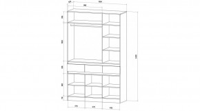 ЛЕНОРА Спальный гарнитур (модульный) кашемир в Качканаре - kachkanar.ok-mebel.com | фото 9