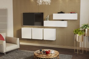 ЛИНДА Гостиная (Белый/Белый) в Качканаре - kachkanar.ok-mebel.com | фото 2
